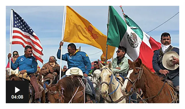 Cabalgata a Columbus.