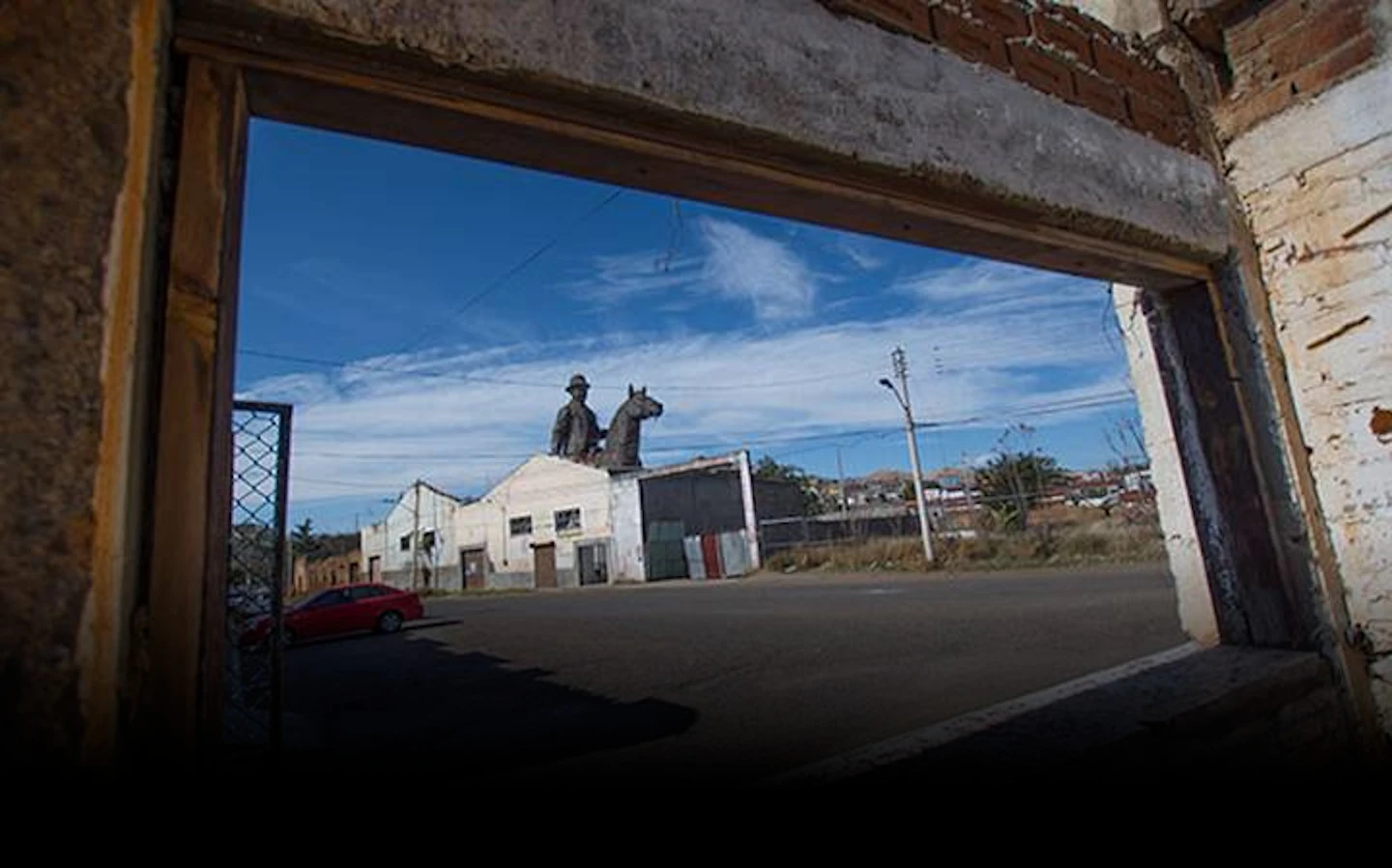 La estatua gigante de Francisco Villa en Parral Chihuahua
