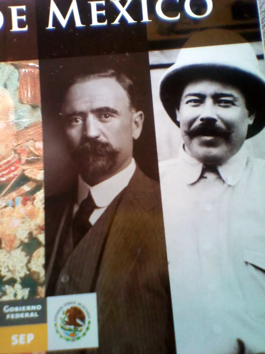 Francisco Villa en la portada del libro Viaje por la Historia de México