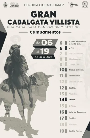 Póster Cabalgata Villista 2024
