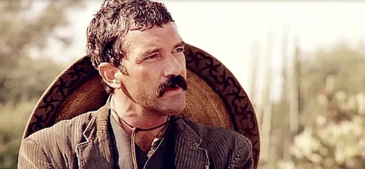 Antonio Banderas en el papel de Pancho Villa.